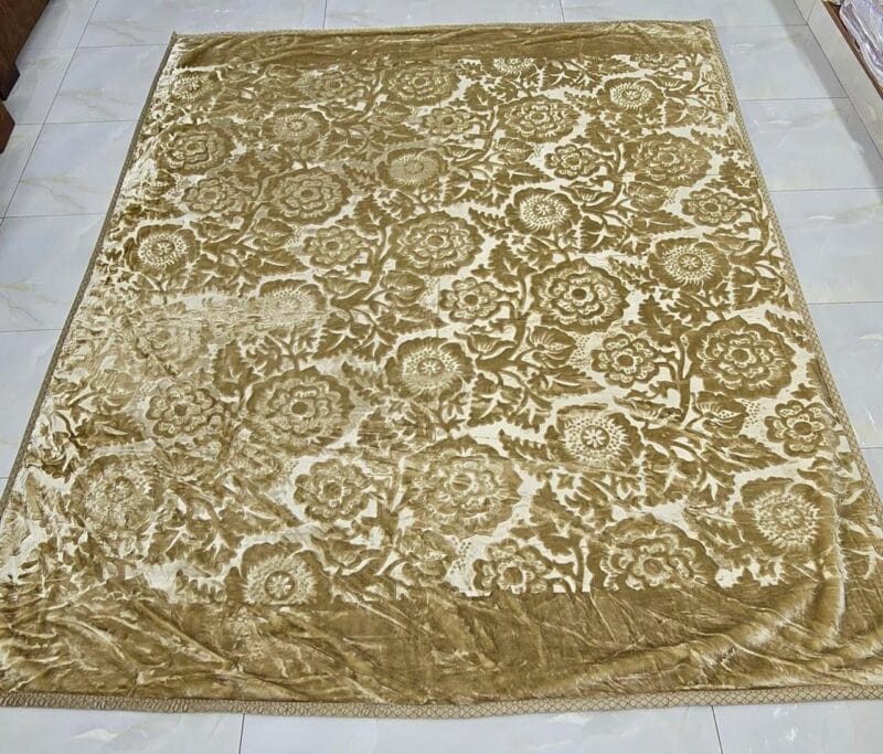 DOUBLE BED EMBOSSED BLANKET 2 Ply
