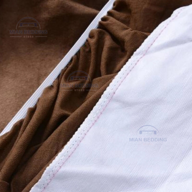 Terry Waterproof Mattress Protector-Brown