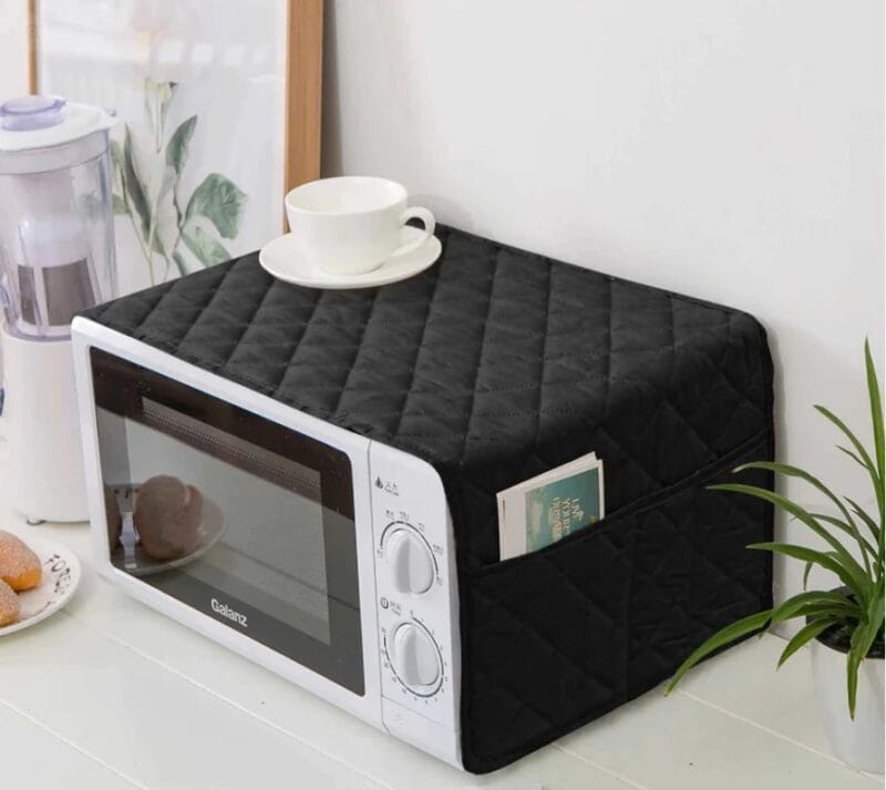 Microwave Oven Cover Black