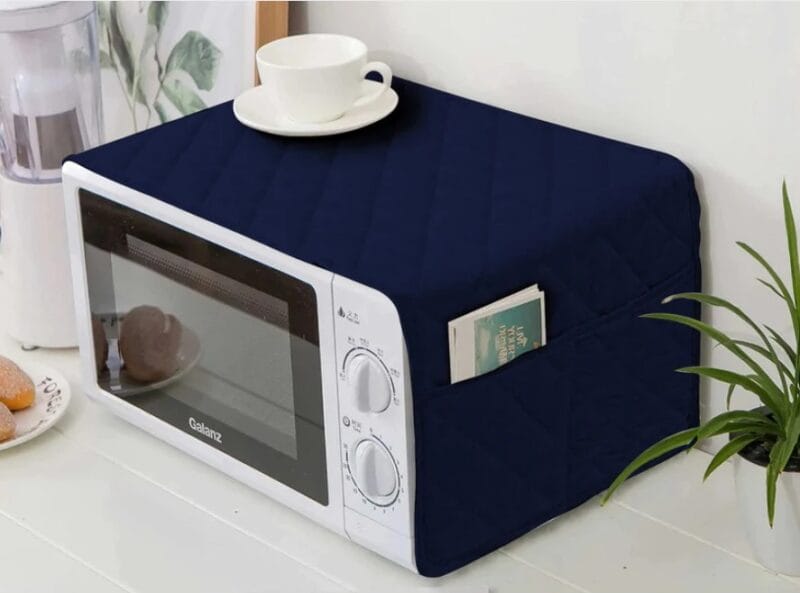 Microwave Oven Cover Blue