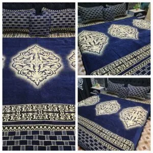 Jacquard Velvet Bed Sheet-4PCS