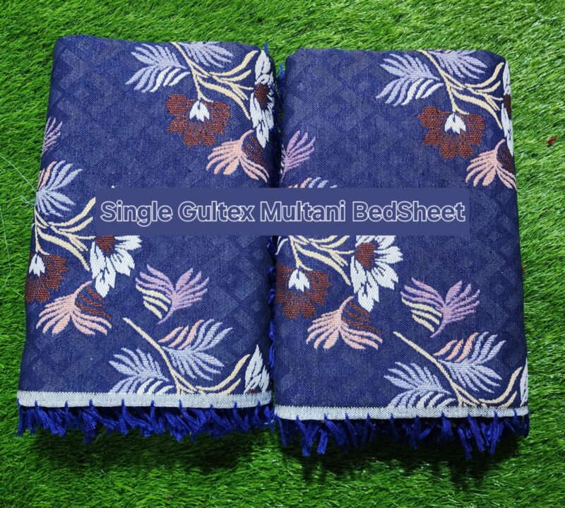 Single Pair Multani Gultex Bed Sheet