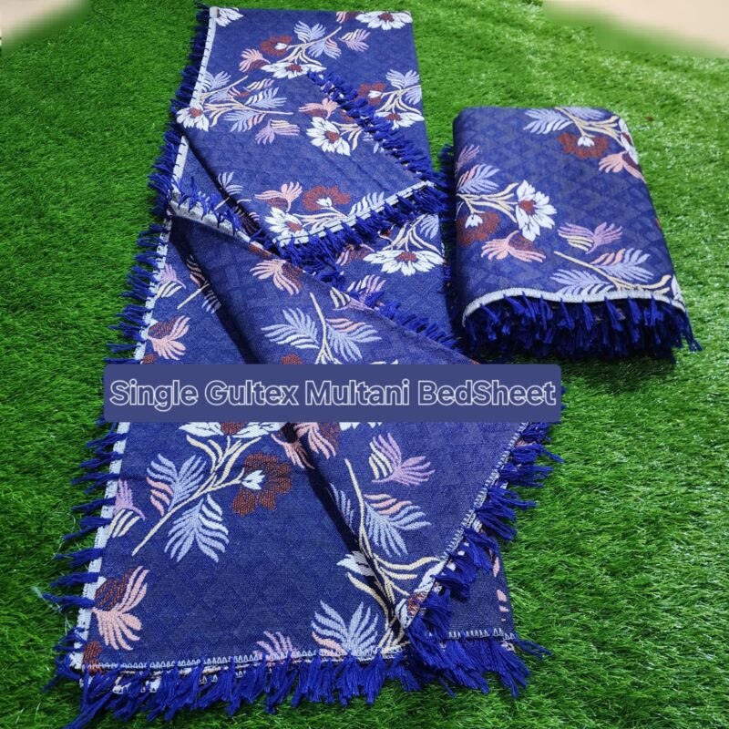 Single Pair Multani Gultex Bed Sheet