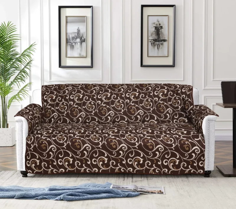 Cotton Printed Quilted Sofa Coat Cover All Colors & Sizes
