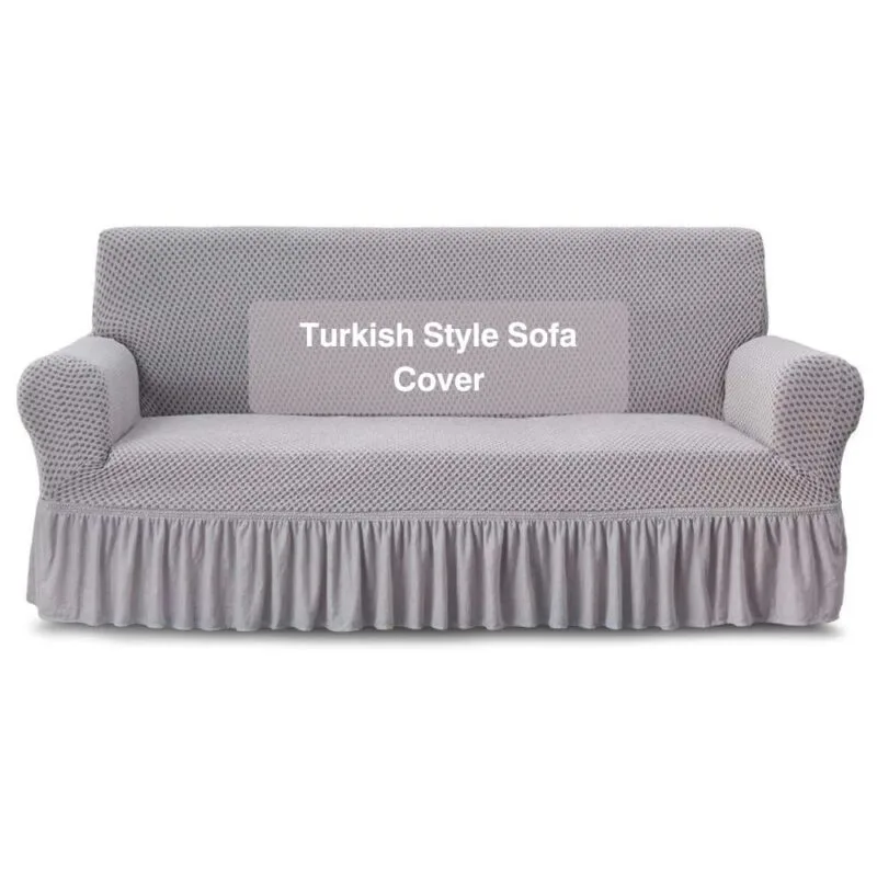 Turkish Style Sofa cover set (Light Gray color)