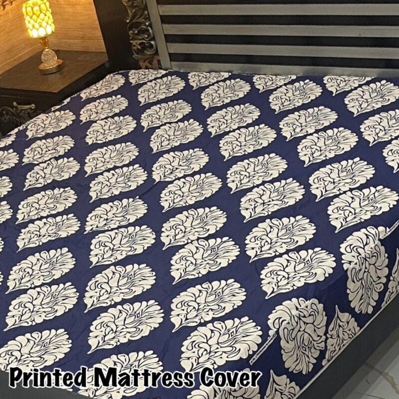Printed Waterproof Mattress Cover King Size