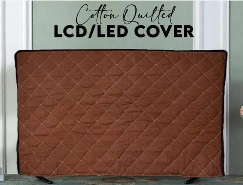 Quilted LCD/LED Cover (Brown)