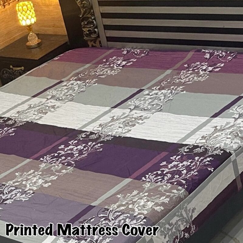 Printed Waterproof Mattress Cover King Size