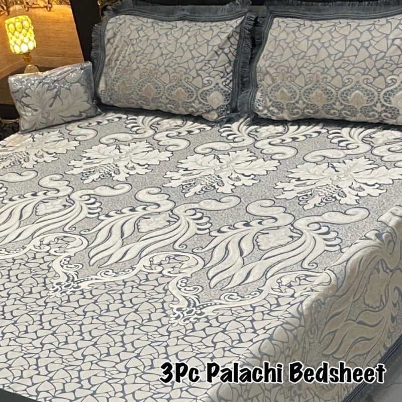 3PC Palachi Bed Sheet King Size | Luxurious Comfort