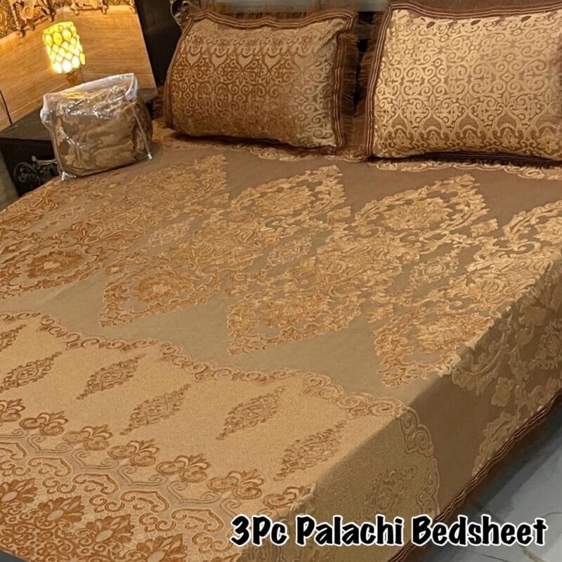 3PC Palachi Bed Sheet King Size | Luxurious Comfort