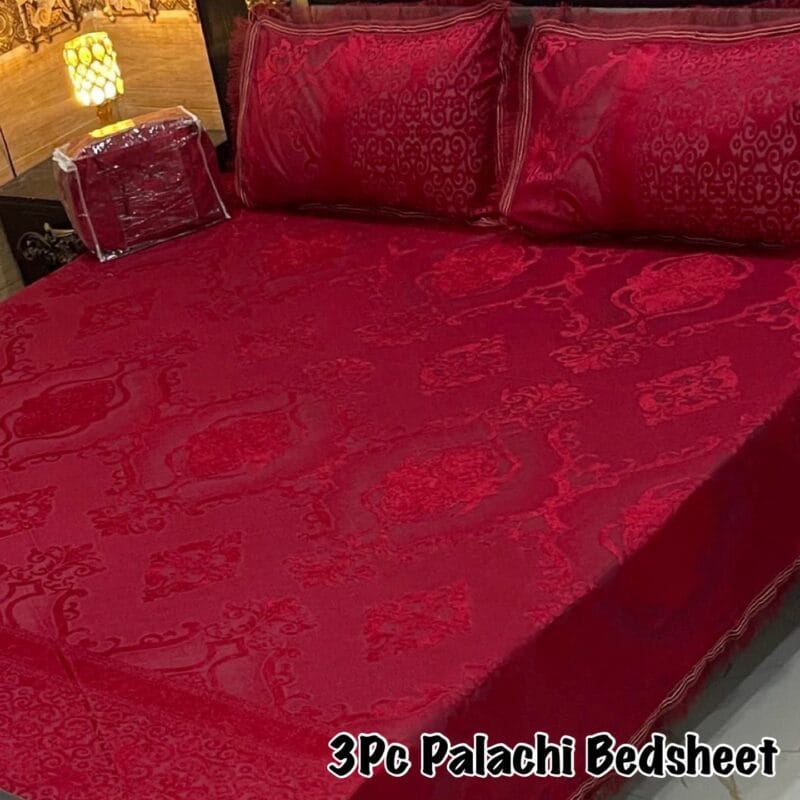 3PC Palachi Bed Sheet King Size | Luxurious Comfort