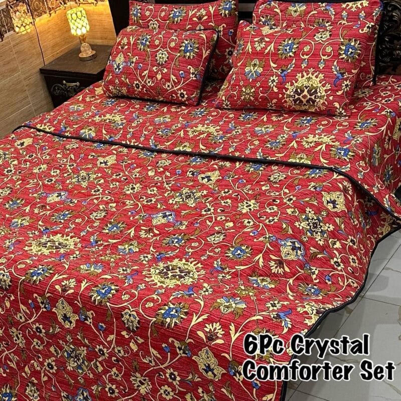 6-Piece Crystal Comforter Set | Luxury Bedding for the Ultimate Sleeping Experience