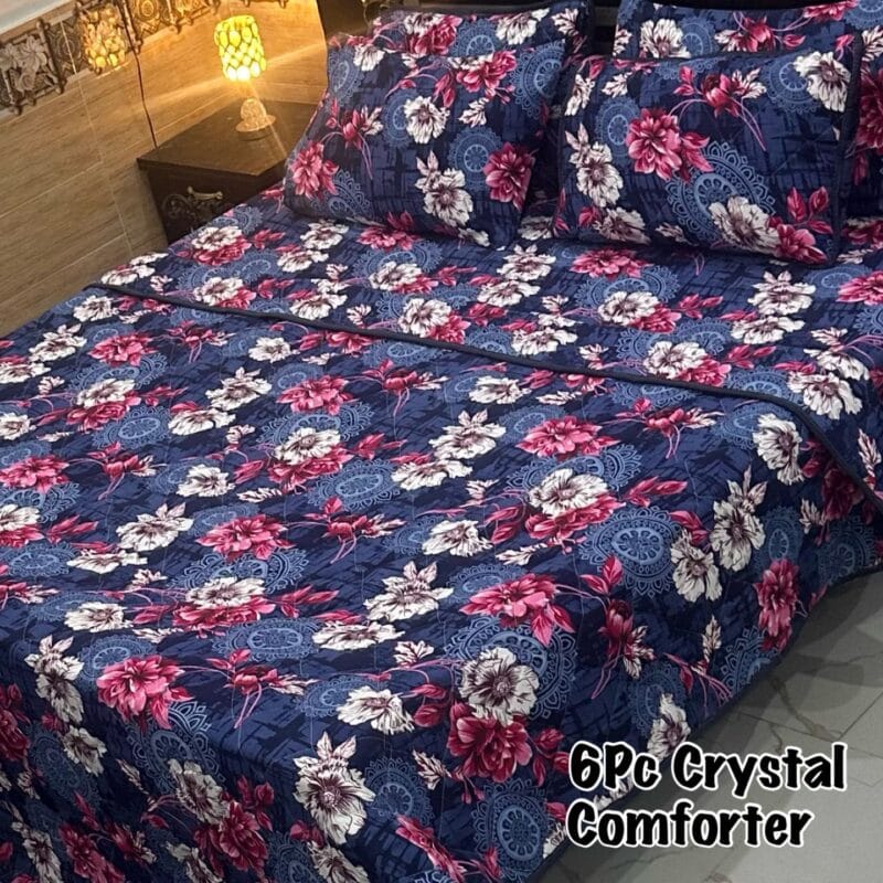 6-Piece Crystal Comforter Set | Luxury Bedding for the Ultimate Sleeping Experience