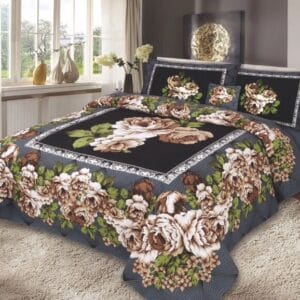 4Pcs Cotton Printed Bedsheet Set