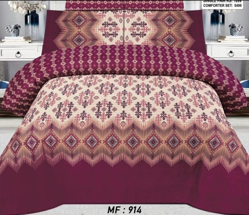 Single Pair Cotton Zeen Duck Bed Sheet Set
