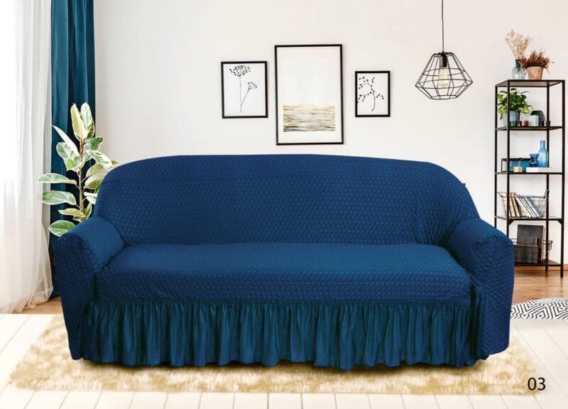 Butterfly Style Turkish Sofa Covers – Blue
