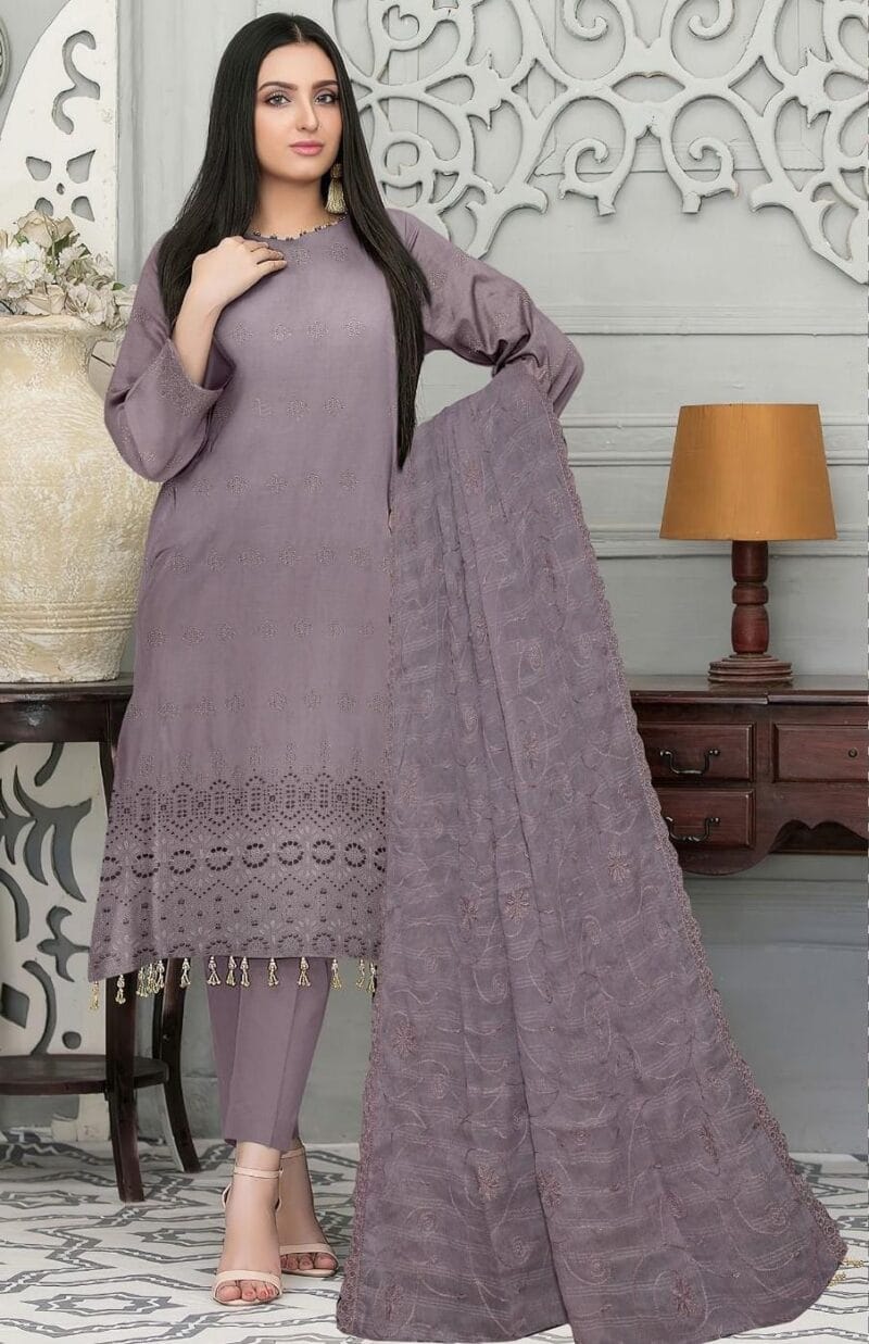 3 PIECE UNSTITCHED LAWN SUIT SUMMER COLLECTION 2025