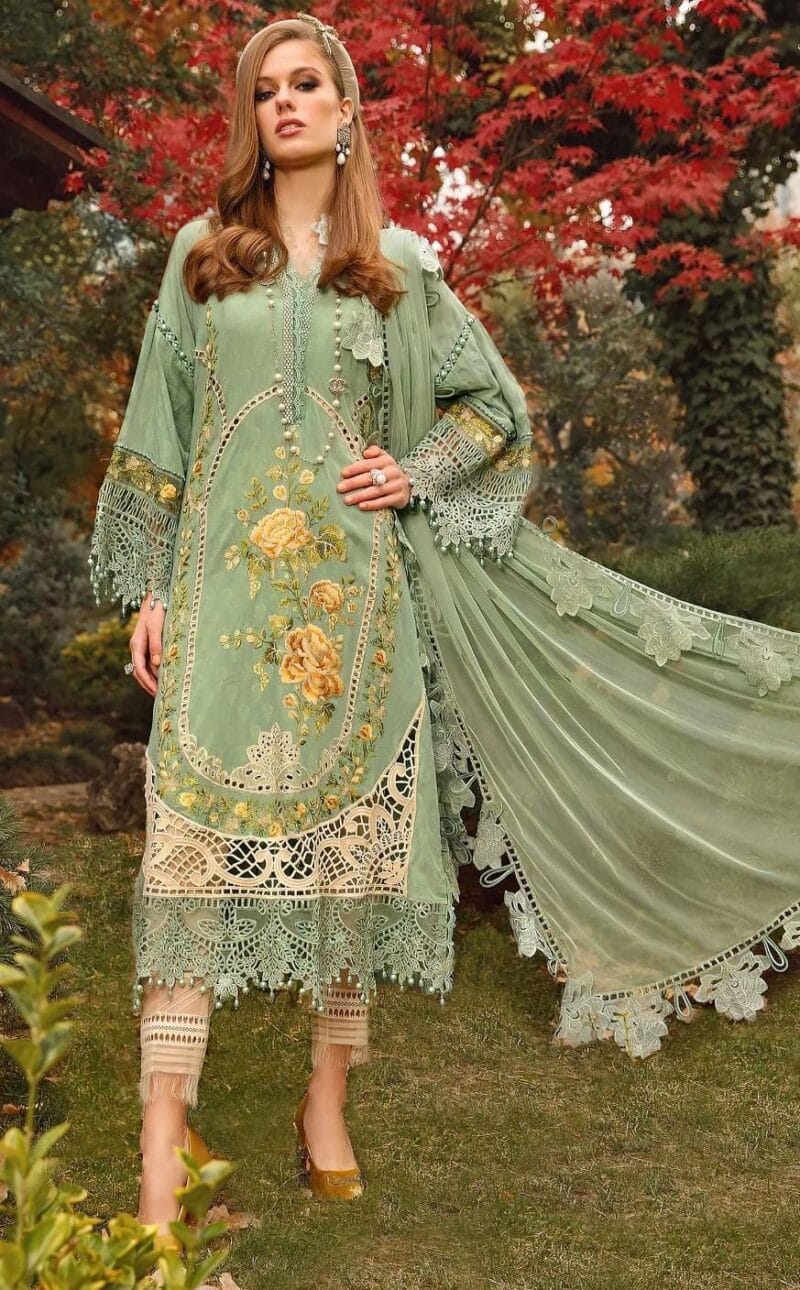 3 PIECE UNSTITCHED LAWN SUIT SUMMER COLLECTION 2025