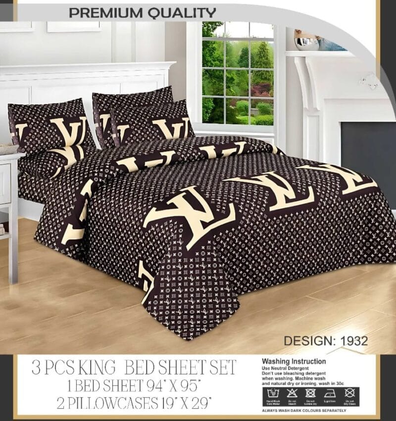 3 Pcs King Bed Sheet Set | Soft Luxurious and Stylish