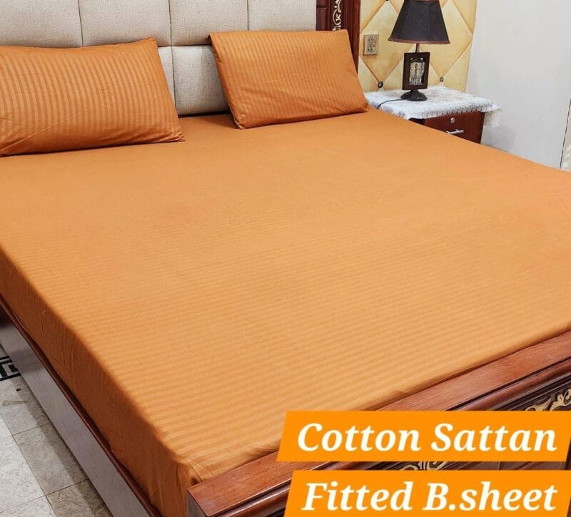 Fitted Sheet - Stripe Satin (Premium)