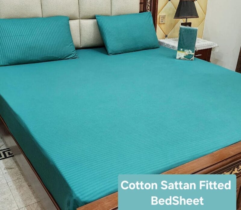 Fitted Sheet - Stripe Satin (Premium)