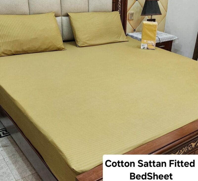 Fitted Sheet - Stripe Satin (Premium)
