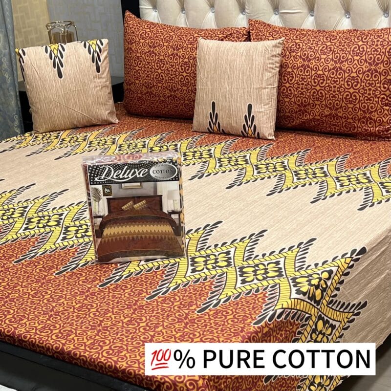 5 Piece Cotton Bed Sheet