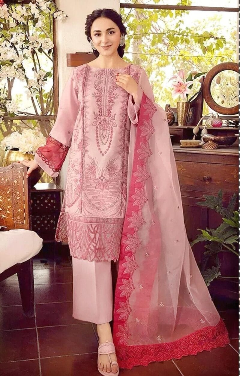 3 PIECE UNSTITCHED LAWN SUIT SUMMER COLLECTION 2025