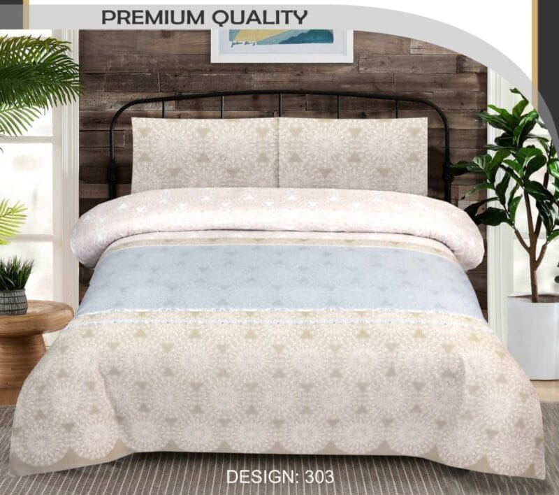3 Pcs King Bed Sheet Set | Soft Luxurious and Stylish